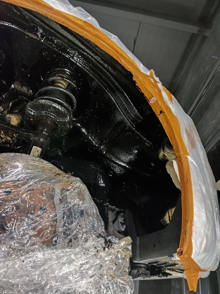 Антикоррозийная обработка днища — пример выполненной работы